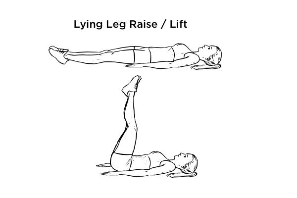 V-cut-abs-lying-leg-raise